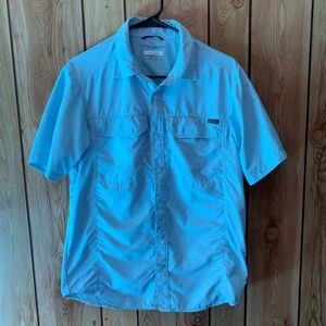 Columbia men’s OmniShade short sleeve button up